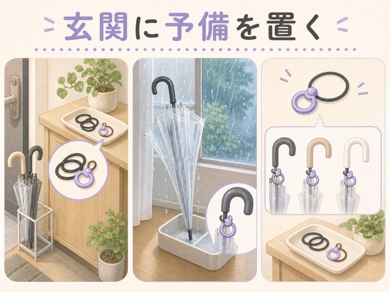 一人暮らしで傘の目印を続けやすくする工夫