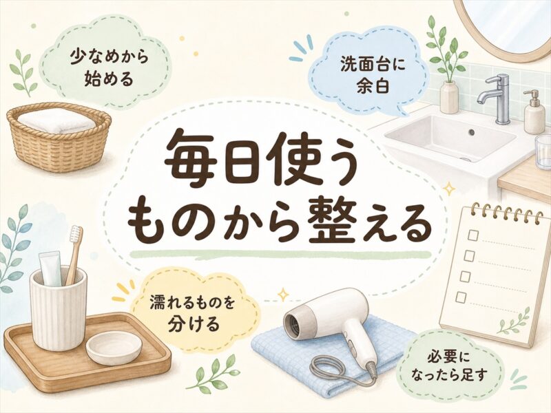 「毎日使うもの」から整える