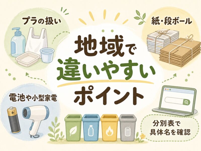 自治体によって違いやすいポイントを知っておく