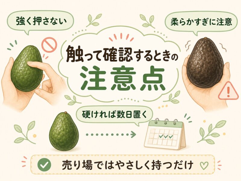 アボカドを食べ頃に合わせて使うコツ